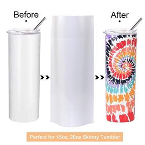 img 2 attached to 🔥 Revamp Your White Tumblers with Sublimation Shrink Sleeves