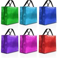 🎁 versatile non woven reusable birthday and christmas bags in medium and large sizes logo