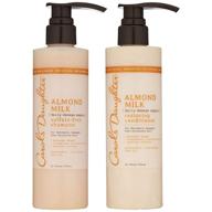 🥥 almond milk daily damage repair shampoo and conditioner set by carol’s daughter - sulfate free formula for damaged hair, enriched with shea and aloe - restoring hair conditioner and shampoo logo