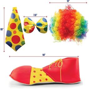 img 2 attached to Playful Clown Costume for Kids - Perfect for Halloween Fun