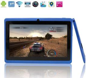 img 3 attached to 📱 Планшетный ПК на базе Android с 7-дюймовым экраном, четырехъядерным процессором, клавиатурой, двумя камерами, 40 ГБ памяти, поддержкой Wi-Fi, Bluetooth, GPS (голубой цвет), в комплекте стилус.