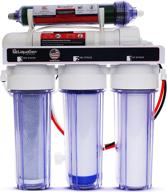 🐠 liquagen 5-stage reverse osmosis & deionization (rodi) aquarium reef water filter system - 75 gpd water purifier for fish tank with included filters logo