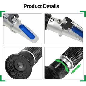 img 1 attached to Optimized Salinity Refractometer with 0~28% Scale Range for Measuring Sodium Chloride Content in Brine, Seawater, and Industry. Ideal Salinometer for Food with Automatic Temperature Compensation (ATC)