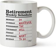 retirement schedule calendar coworkers military logo