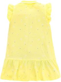 img 1 attached to 👗 HILEELANG Summer Short Sleeve Dresses for Girls' Clothing