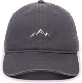 img 3 attached to 🏔️ Stylish Outdoor Cap: Mountain Dad Hat - Unstructured Soft Cotton Cap