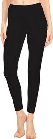 img 3 attached to 👖 Girls' Clothing: Stretch Sports Cotton Spandex Leggings Activities in Leggings