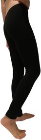 img 2 attached to 👖 Girls' Clothing: Stretch Sports Cotton Spandex Leggings Activities in Leggings