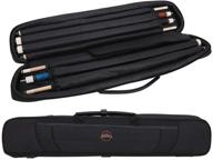 🎱 premium 3x4 pool cue case - piku billiard stick and shaft carry case логотип