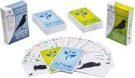 10th anniversary set: bundle of 2 plastic bird card decks - blue backed and green backed (2 items) логотип