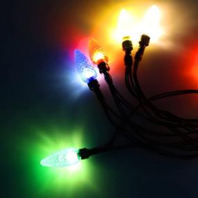 img 1 attached to 🎄 Multicolor LED Christmas Lights Charging Cable with USB and Bulb - 50inch, Compatible with Phone 5, 6, 7, 8, X, XR, XS, XS Max, 11, 11Pro, 11Pro Max, SE2, 12mini, 12, 12Pro, 12Pro Max, 13mini, 13, 13PRO, 13 Pro Max