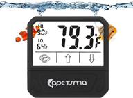 🌡️ capetsma lcd digital aquarium alarm thermometer: reliable water temperature monitoring – wire-free &amp; mess-free логотип
