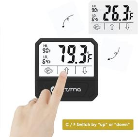 img 2 attached to 🌡️ Capetsma LCD Digital Aquarium Alarm Thermometer: Reliable Water Temperature Monitoring – Wire-Free &amp; Mess-Free