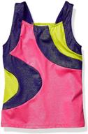 🤸 girls' big gymnastics tank top by freestyle x danskin logo