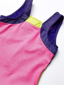 img 2 attached to 🤸 Girls' Big Gymnastics Tank Top by Freestyle x Danskin