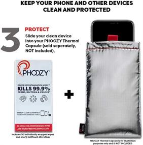 img 1 attached to 50-Count Phoozy Premoistened Cleaning Wipes: Soft-Touch Microfiber for All Phones, Tablets, and Laptop Screens