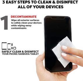 img 3 attached to 50-Count Phoozy Premoistened Cleaning Wipes: Soft-Touch Microfiber for All Phones, Tablets, and Laptop Screens