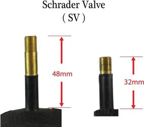 img 2 attached to 🚲 27.5x2.10-2.35 Tube with Select Valve Type & Length - Ideal for 27.5" Mountain Bikes & Same Sized Bicycles - MTB MTN Style