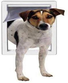 img 3 attached to 🐾 Optimal Pet Door with Adjustable Telescopic Frame
