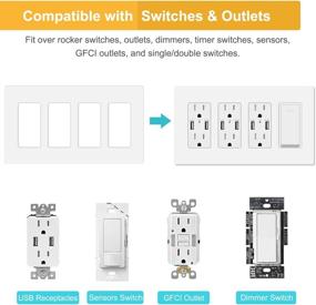 img 2 attached to Screwless Decorator Switches Dimmers Receptacle Electrical