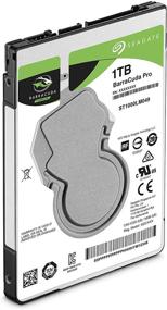 img 2 attached to Жесткий диск Seagate Barracuda Pro 1TB - внутренний HDD высокой производительности SATA с частотой вращения 7200 об/мин, скоростью передачи данных 6 Гб/с, кэш-памятью 128 МБ и размером 2,5 дюйма (ST1000LM049)