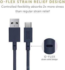 img 1 attached to 🔌 Нативный Кабель USB-C к USB-A длиной 10 футов Belt Cable XL от Native Union: Marine Edition для Galaxy Z Fold 2, S21+, S21 Ultra, Pixel 5, iPad Pro, iPad Air 4