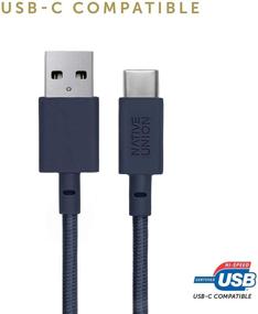 img 3 attached to 🔌 Нативный Кабель USB-C к USB-A длиной 10 футов Belt Cable XL от Native Union: Marine Edition для Galaxy Z Fold 2, S21+, S21 Ultra, Pixel 5, iPad Pro, iPad Air 4