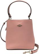 coach small bucket brown black women's handbags & wallets logo