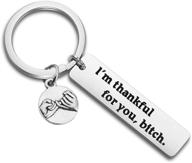 thank you keychain for friends – heartfelt gift for cherished friendships logo