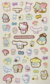 img 2 attached to KawaiiLAB Sanrio Characters Pet Sticker Seal: 1 Sheet with 45 Pieces - Decorative Scrapbooking Supplies and Stationery