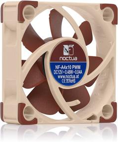 img 3 attached to 🌀 Noctua Premium Quiet Fan, NF-A4x10 PWM, 4-Pin (40x10mm, Brown)