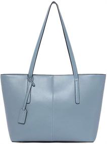 img 4 attached to BOSTANTEN Genuine Leather Women's Handbags & Wallets - Stylish Shoulder Handbag Totes