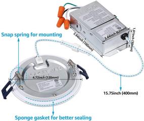 img 1 attached to 💡 TORCHSTAR Essential Downlight: Dimmable & Ultra-Thin Illumination at Its Best