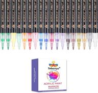 acrylic water based markers painting supplies logo