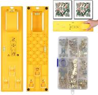 🖼️ heavy duty picture hanging kit with 238 pieces - picture frame hanger tool including hanging wire, hooks, nails, and wall hanger level logo