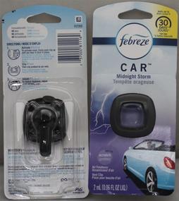 img 3 attached to 🚗 Целый пакет из 8 ультразвуковых ароматизаторов Febreze Midnight Storm для автомобиля с вентиляцией, 0.06 унций