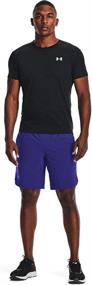 img 2 attached to Under Armour Men's 9-inch Length Launch Stretch Woven Shorts