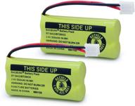 🔋 high-quality baobian cordless phone batteries for at&t/lucent models - rechargeable & compatible with bt-18433/342, bt-28433/342, bt-6010, bt-8000/001, bt-8300 & empire cph-515d (pack of 2) logo