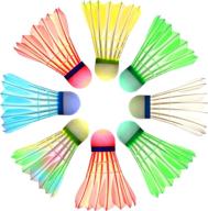 🏸 sportneer led badminton shuttlecocks: illuminate your game with 360° lighting birdies! logo