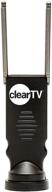 enhance your tv experience with clear tv premium hd mini mobile antenna logo