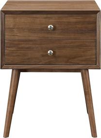 img 1 attached to 🌙 Optimized Modway Dispatch Nightstand in Twin Size with Walnut Finish