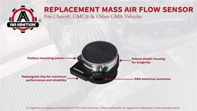 img 1 attached to 🚗 Mass Air Flow Sensor for GM Vehicles - Chevy, Cadillac, GMC - Silverado, Suburban, Tahoe, Yukon XL, Sierra, Escalade - 5.3L, 6.0L, 4.8 - Replaces OEM Numbers: 25168491, AF10043, 25318411