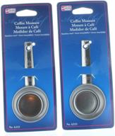 symak k0333 adc coffee scoop: 1/8 measuring cup in stainless steel - item k333, white logo