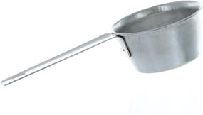 img 2 attached to Symak K0333 ADC Coffee Scoop: 1/8 Measuring Cup in Stainless Steel - Item K333, White