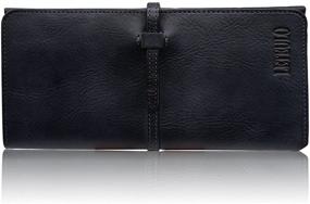 img 4 attached to 👜 Stylish Women's Genuine Leather Wallets: Slim Organizer Handbags & Wallets for Fashionable Organization