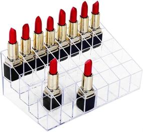 img 3 attached to Lipstick Acrylic Organizer Cosmetic Arrangement