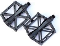 🚴 enhance your cycling performance with 9/16 bike pedals for mtb mountain road bicycle - durable aluminum cnc bearing pedals with anti-skid pins - lightweight platform pedals for bmx/mtb bike logo