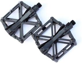 img 4 attached to 🚴 Enhance Your Cycling Performance with 9/16 Bike Pedals for MTB Mountain Road Bicycle - Durable Aluminum CNC Bearing Pedals with Anti-Skid Pins - Lightweight Platform Pedals for BMX/MTB Bike