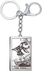 img 4 attached to CILILI Vintage Stainless Keychain Keyring