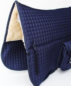 img 1 attached to CHALLENGER Quilted English Australian Dressage